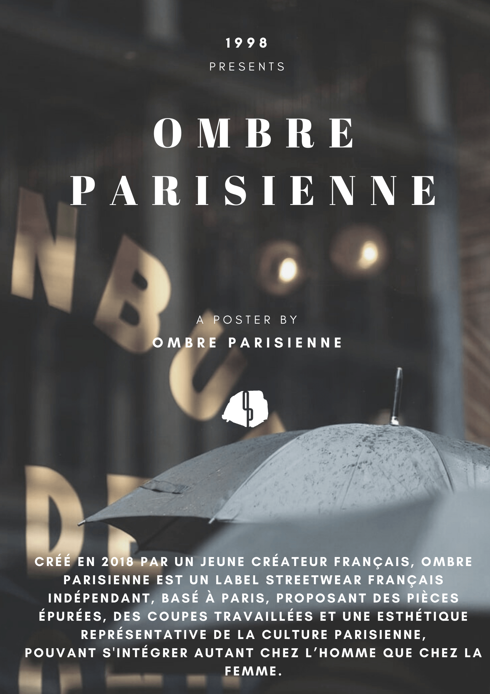 Affiche Ombrella - Ombre Parisienne
