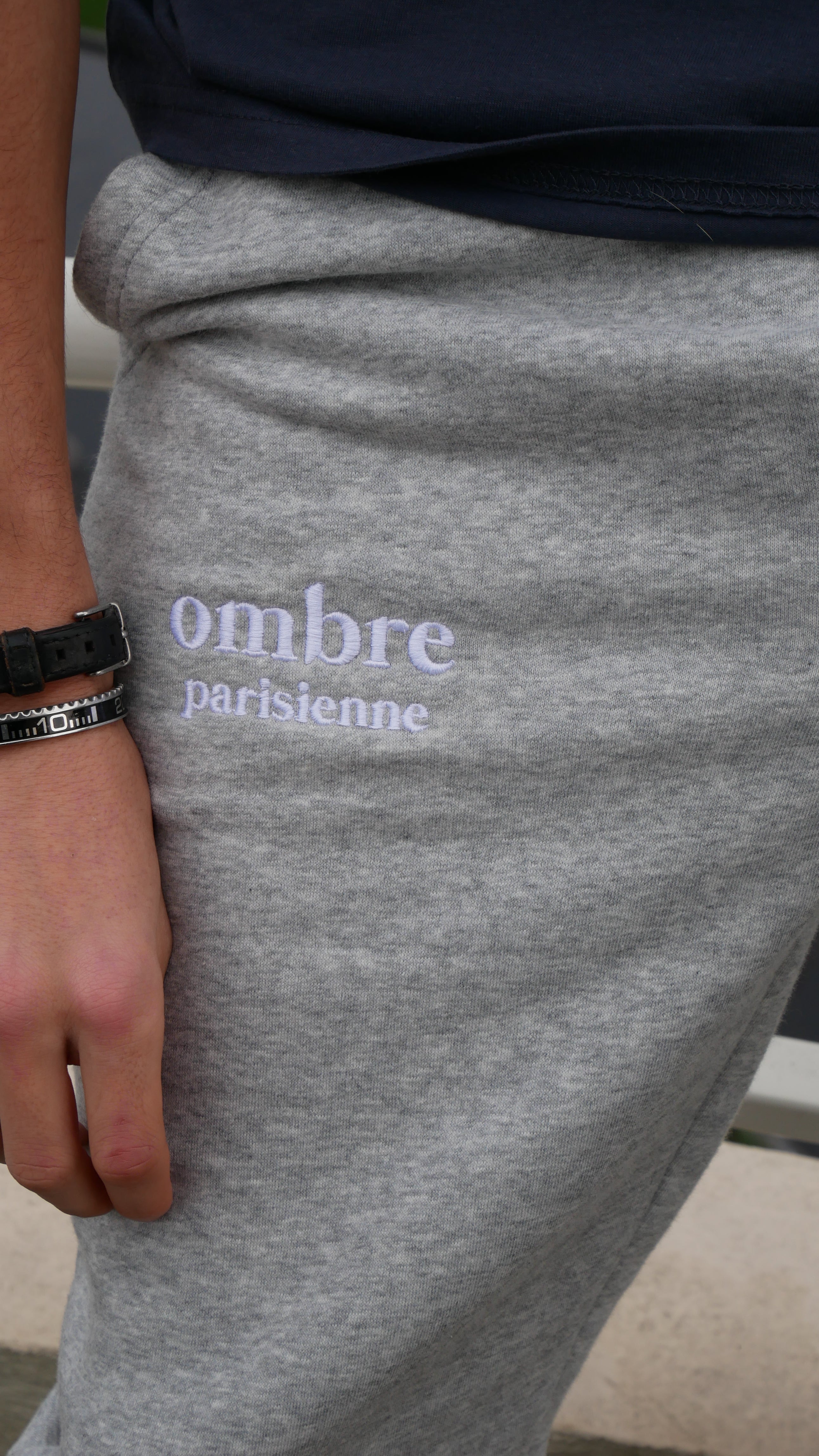 Sweat Pants Ombre Parisienne - Heather Grey - Ombre Parisienne