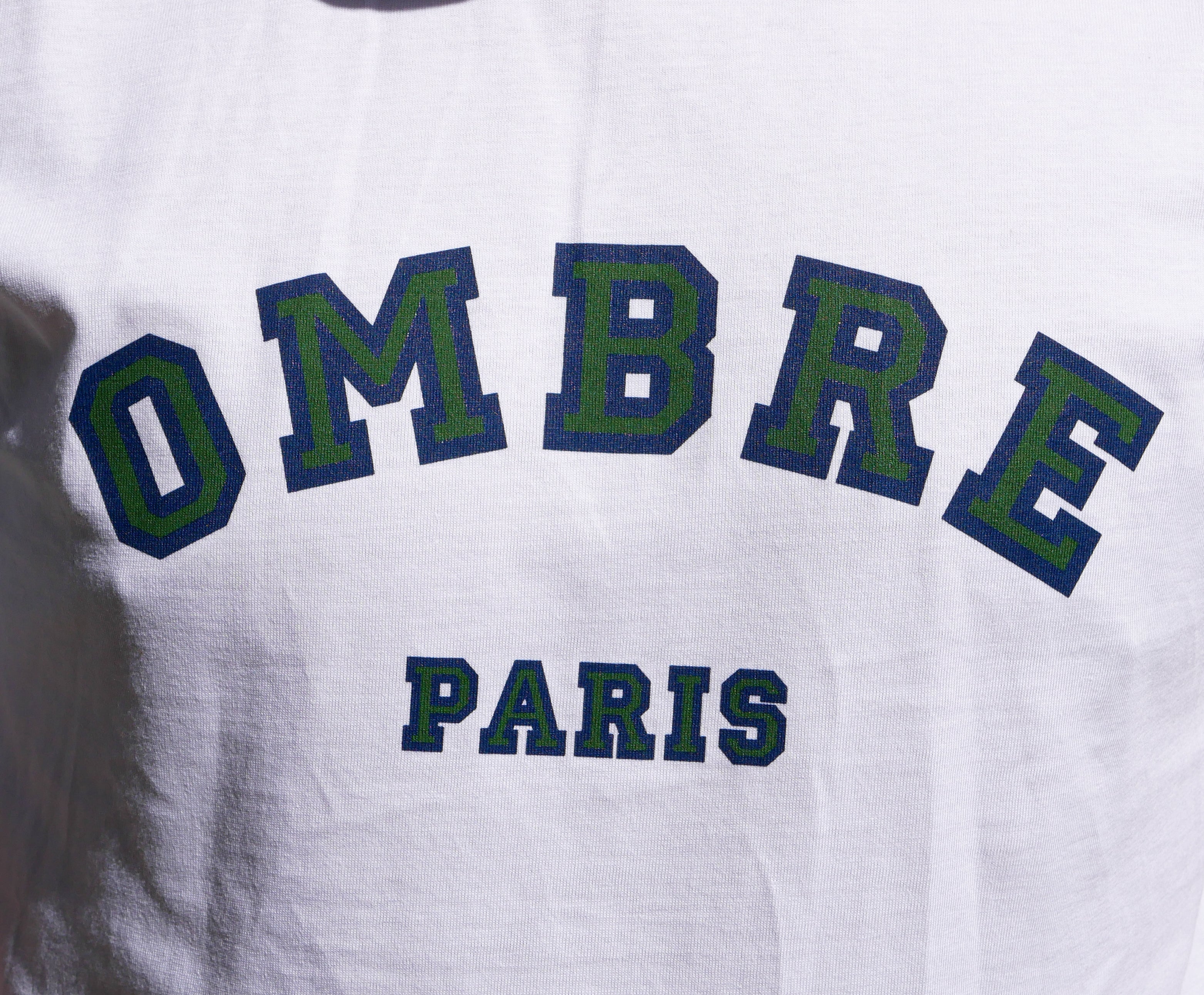 T-shirt College - White - Ombre Parisienne