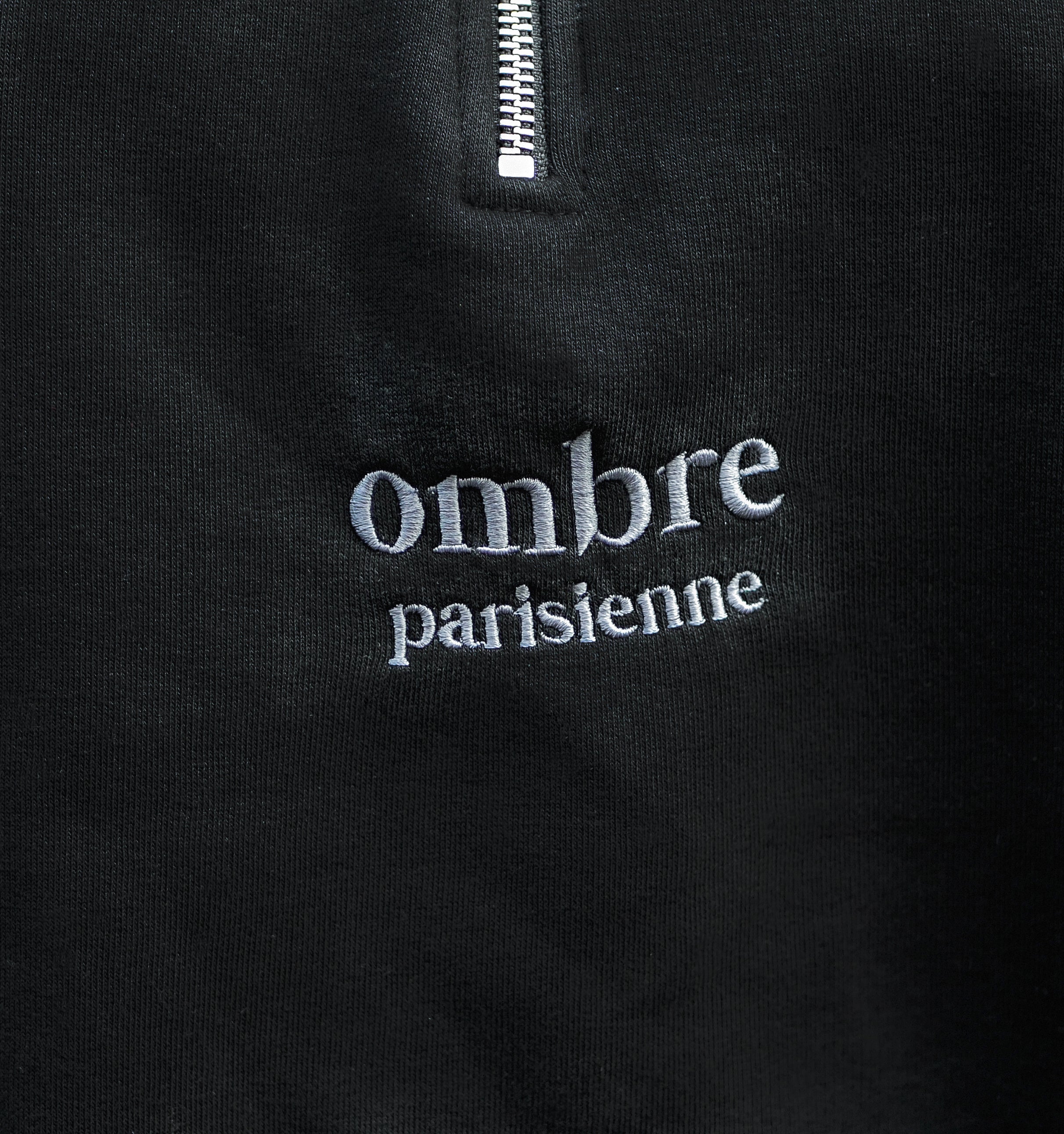 Half Zip Ombre Parisienne - Black - Ombre Parisienne